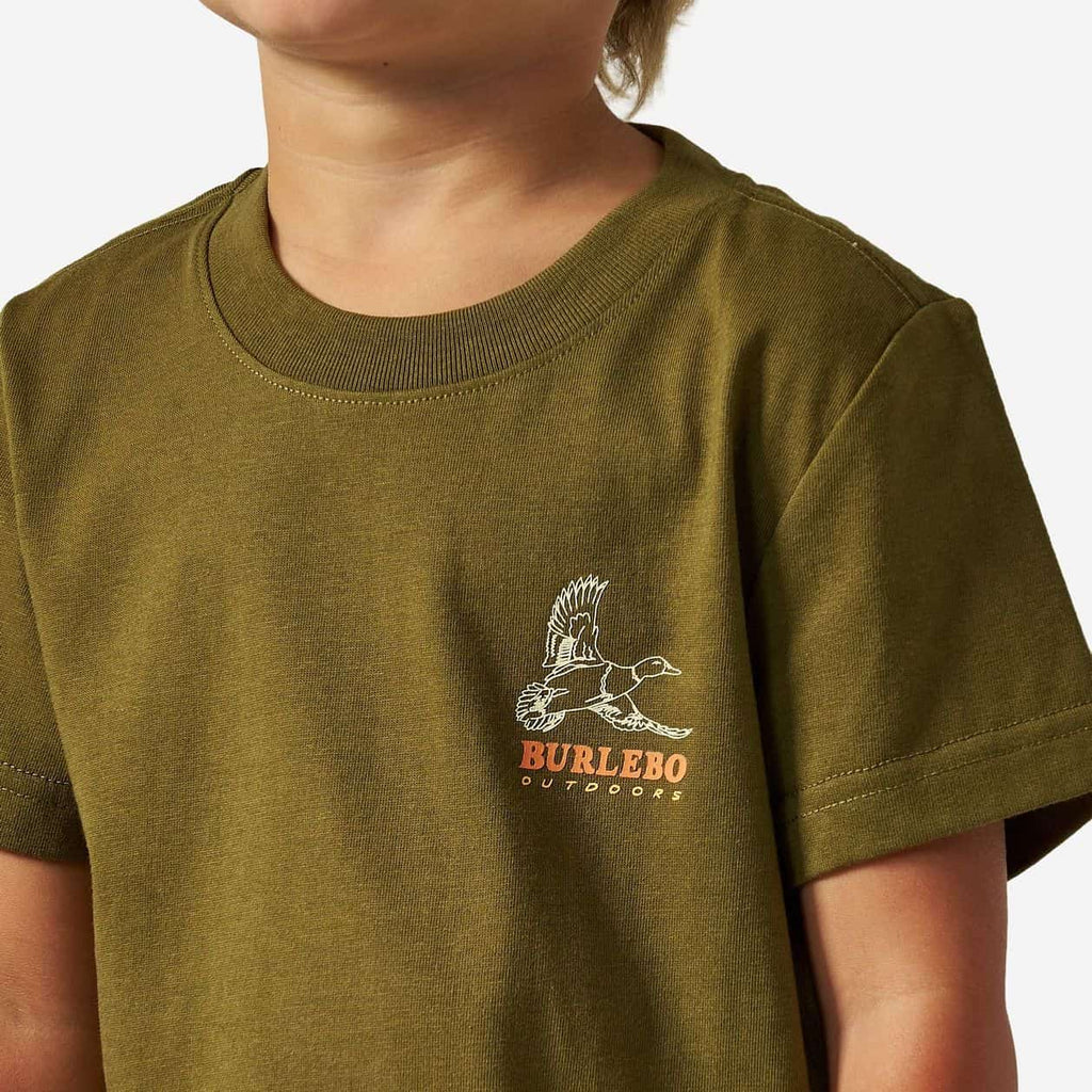 Youth Short Sleeve Tee - Duck Wild - Hunter Green