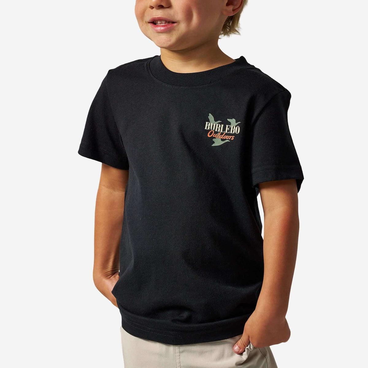 Youth Short Sleeve Tee - Field Companion - Black