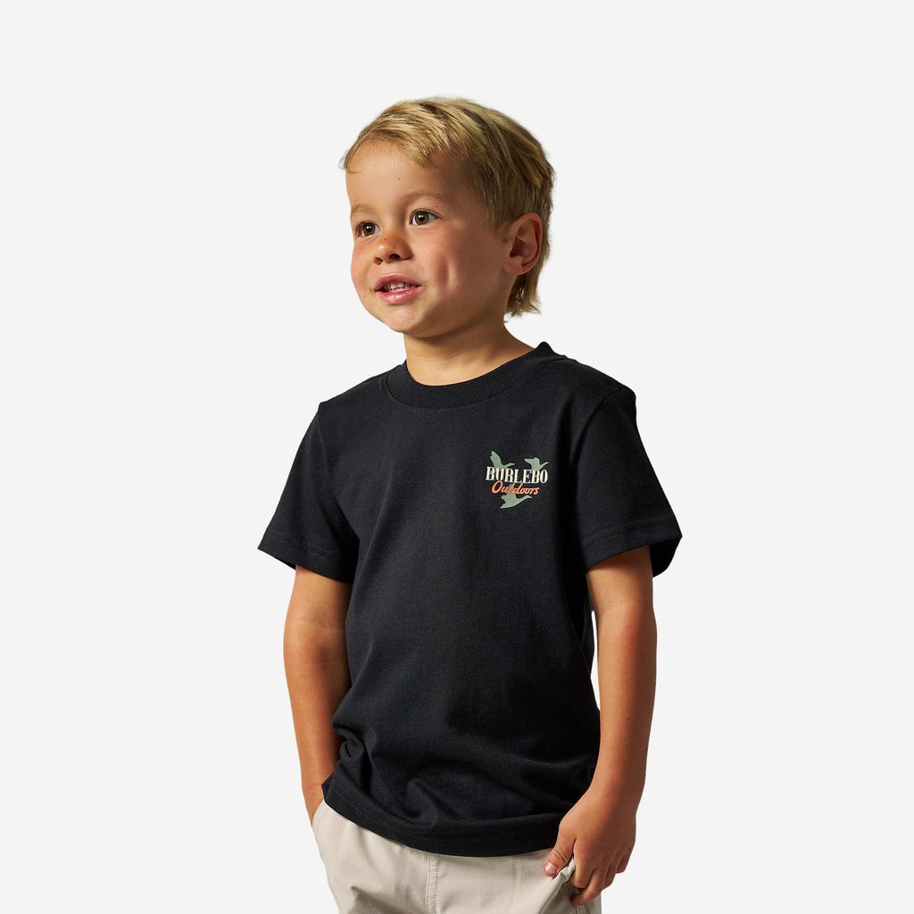 Youth Short Sleeve Tee - Field Companion - Black