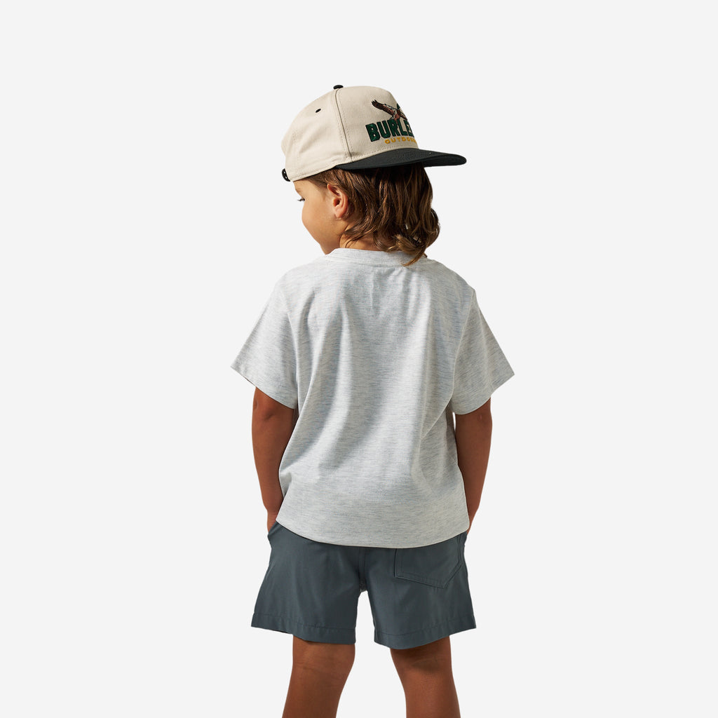 Youth Short Sleeve Tee - Fly Wild - Ash Grey