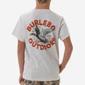 Youth Short Sleeve Tee - Old School Duck Hunt - Heather Oatmeal