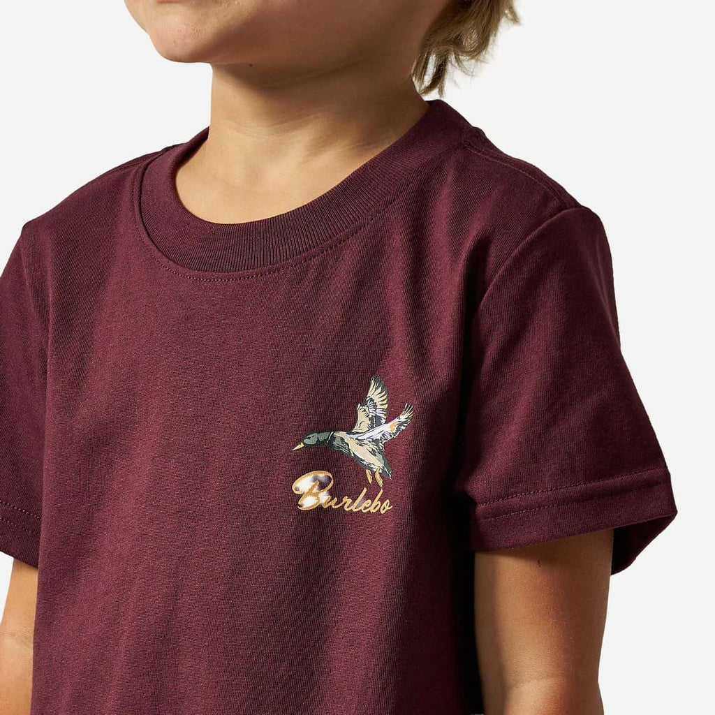 Youth Short Sleeve Tee - Pintail Triangle Duck - Maroon