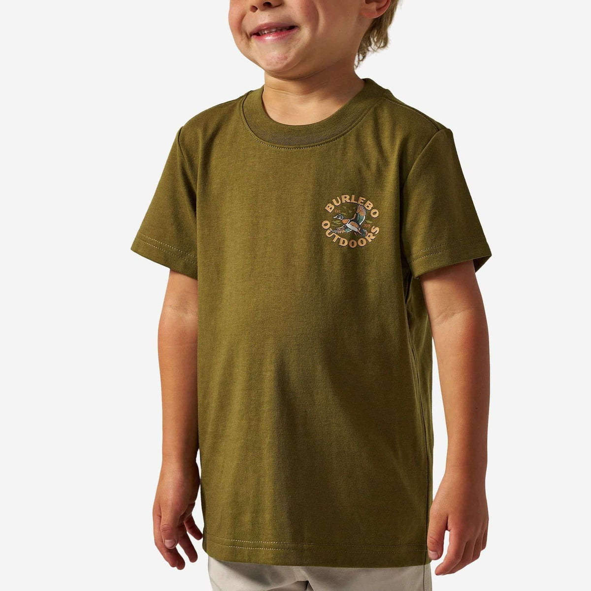 Youth Short Sleeve Tee - Wood Duck - Hunter Green
