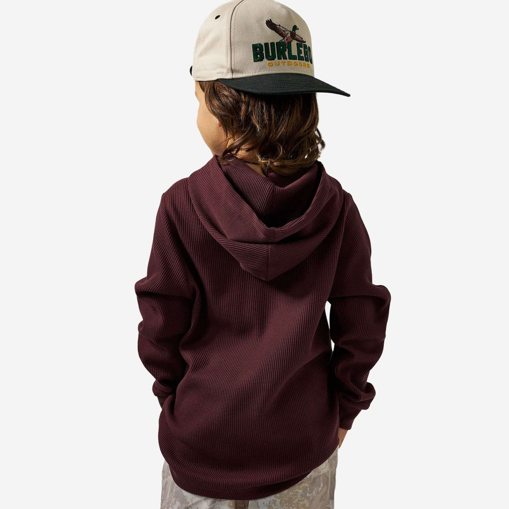 Youth Thermal Hoodie - Maroon