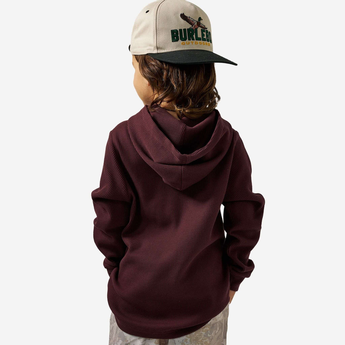 Youth Thermal Hoodie - Maroon