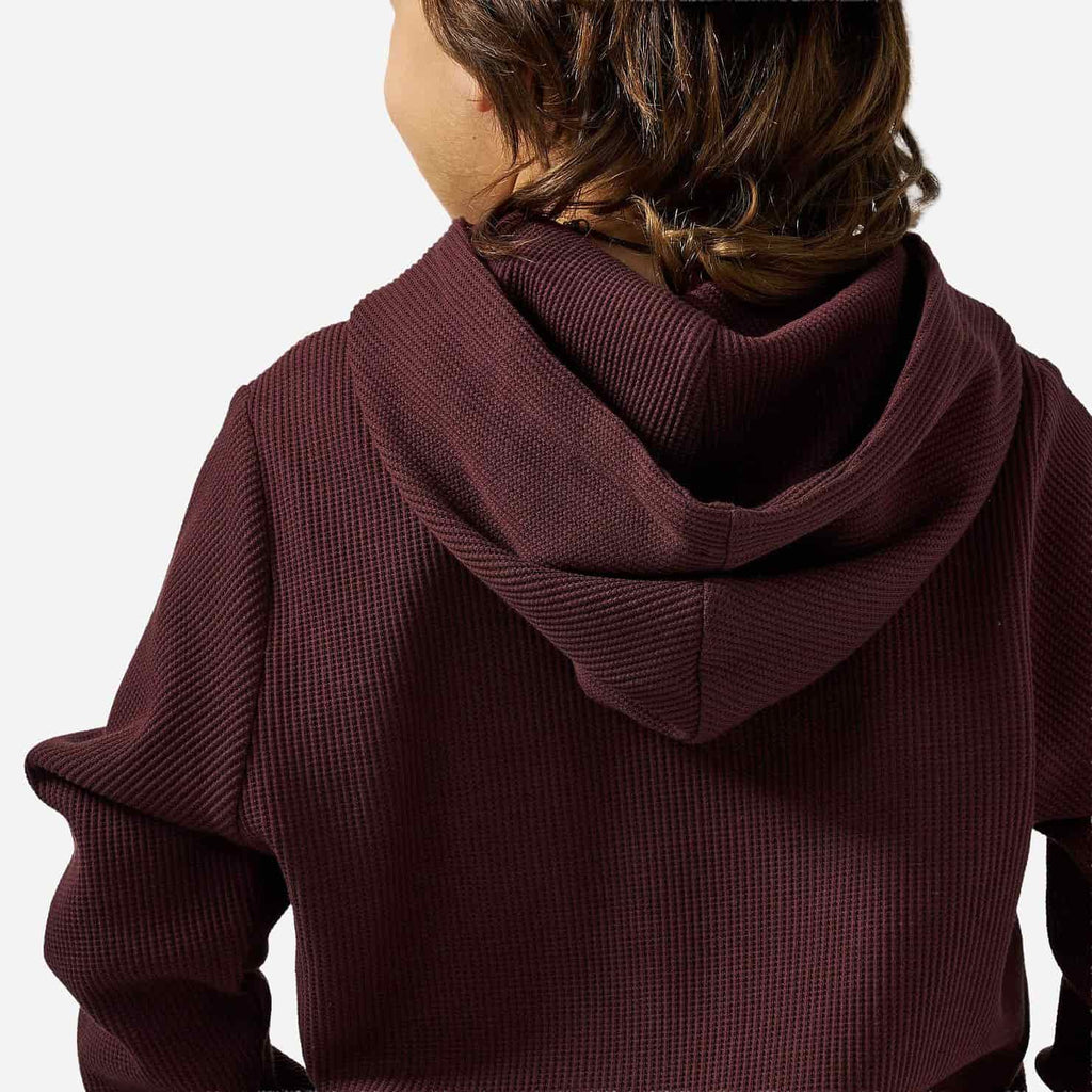 Youth Thermal Hoodie - Maroon