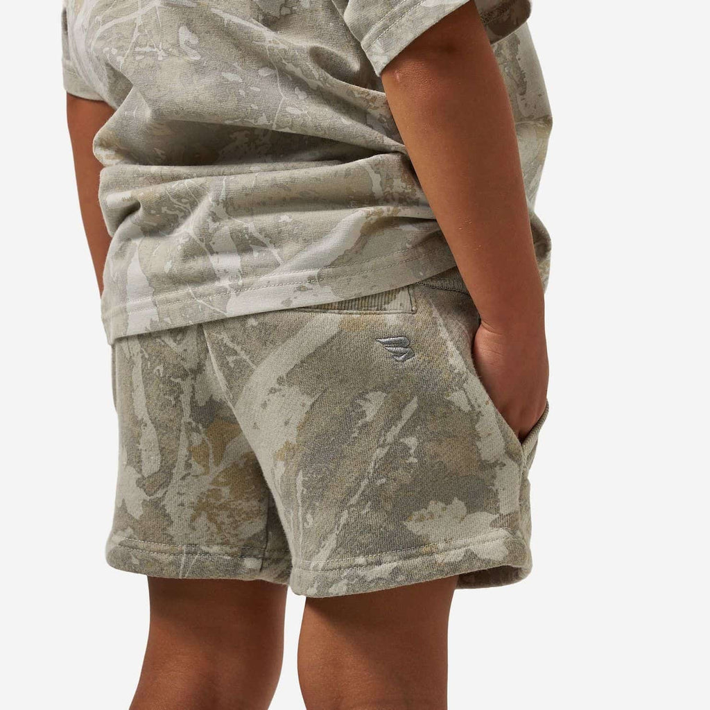 Youth Vintage Washed Shorts - Drifter Camo
