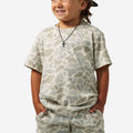 Youth Vintage Washed Tee - Classic Deer Camo