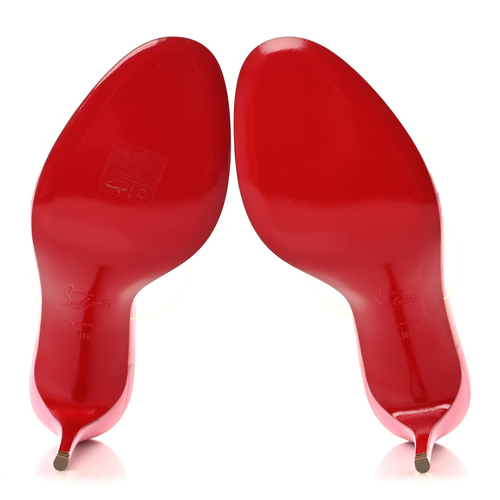 Nappa PVC Just Nothing 85 Slide Sandals 36 Calipso