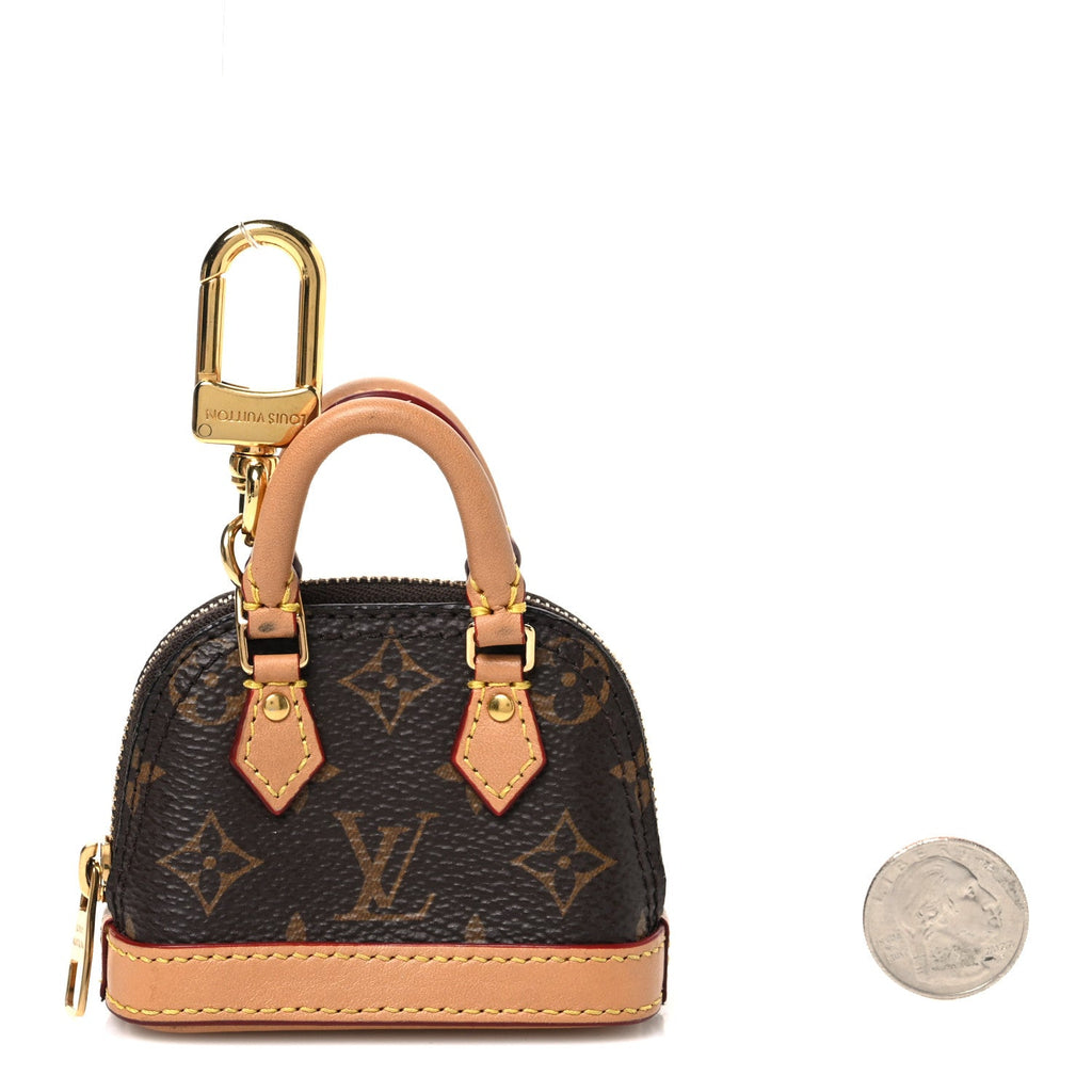 Monogram Micro Alma Bag Charm