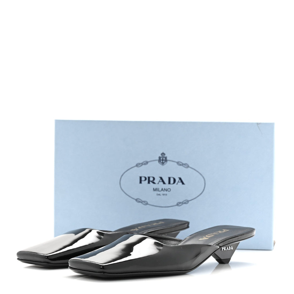 Patent Modellerie Mules 38 Black