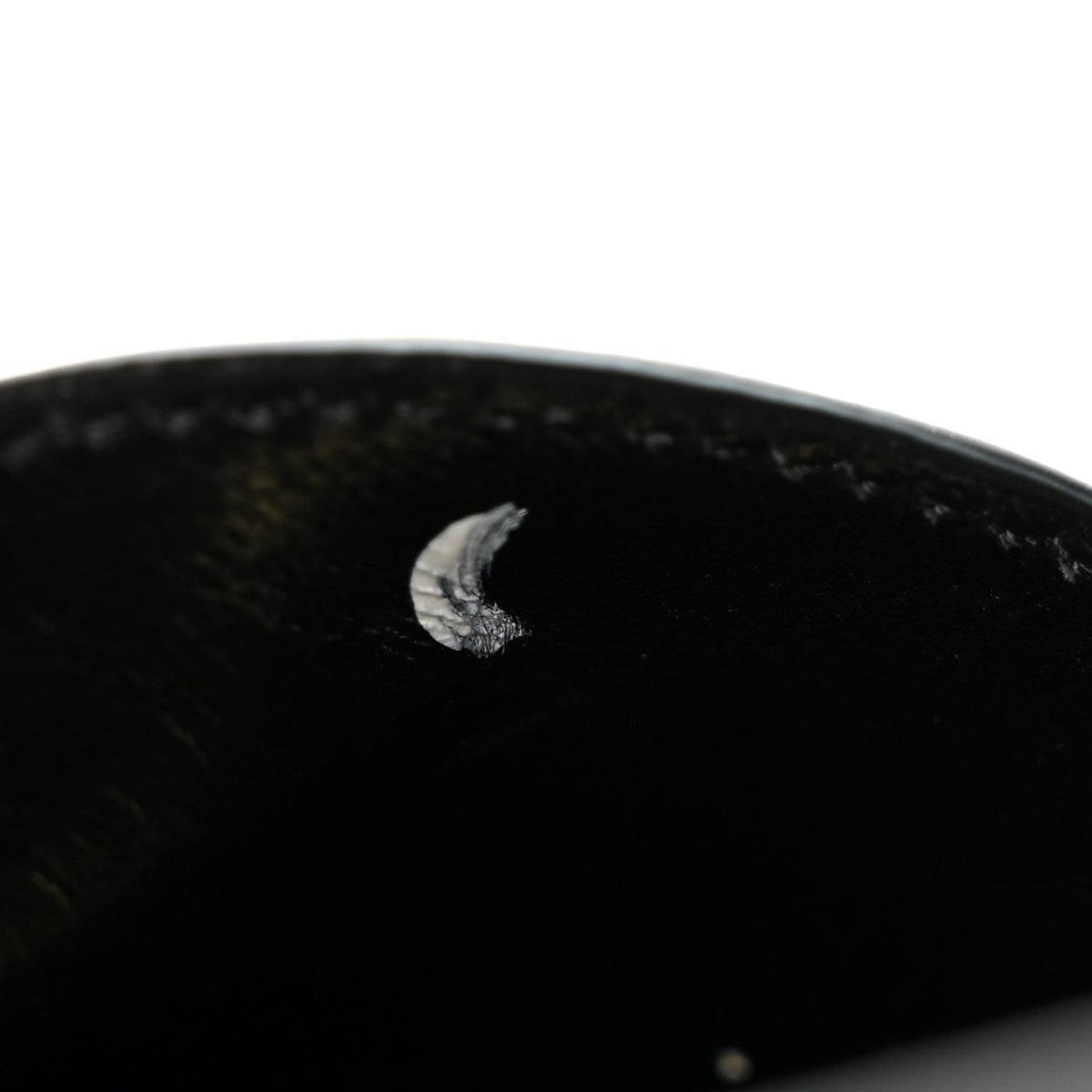 Goatskin Womens Logo 15mm Loafers 35 Black