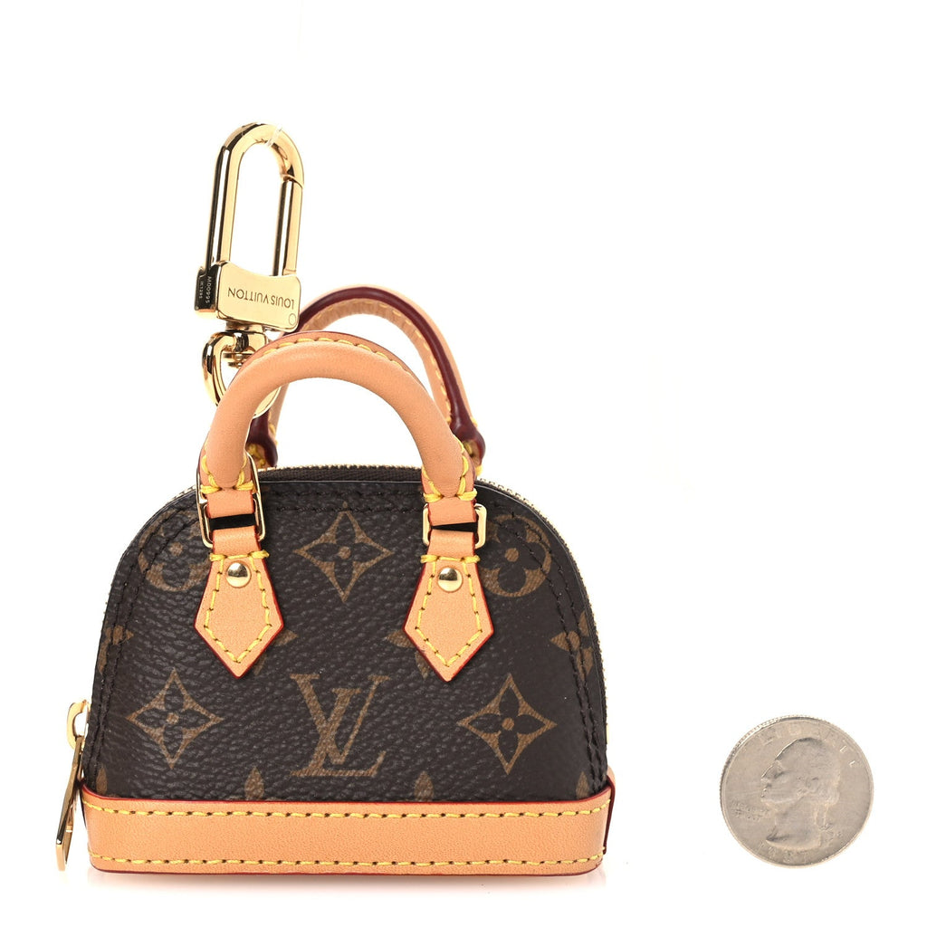 Monogram Micro Alma Bag Charm