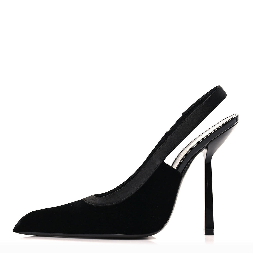 Velluto Master Raso Regale Victoire 115 Slingback Pumps 38.5