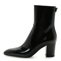 Vitello Marilyn Betty 70 Ankle Zip Boots 36.5 Black