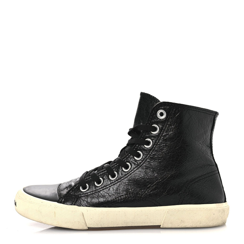 Agneau Arena Womens Paris High Top Sneakers 39 Black