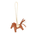 Milo Lambskin Grigri Rodeo Horse Bag Charm PM Craie Gold Pain D'epice Epice