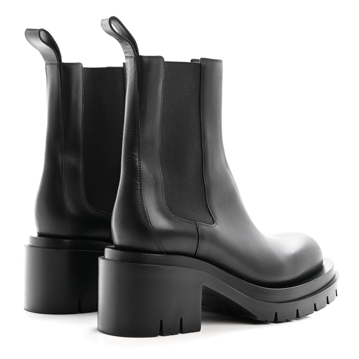 Calfskin The Lug Chelsea 30/70mm Ankle Boots 40 Black