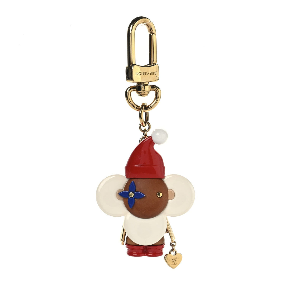 Resin Wood Vivienne Christmas Bag Charm