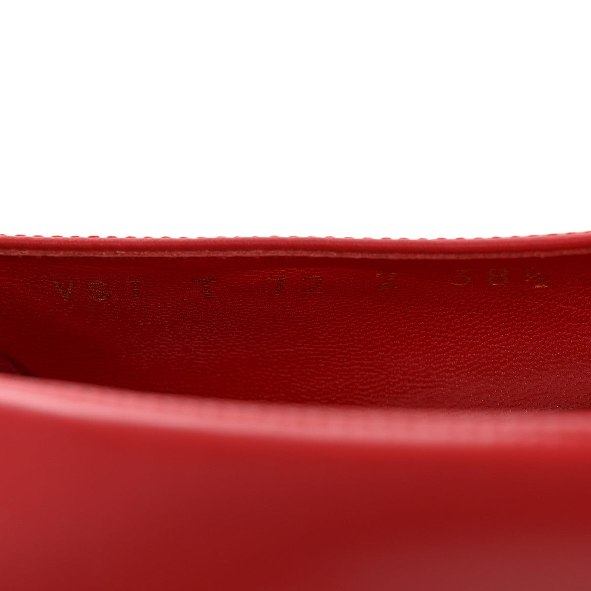 Nappa Vlogo Flats 38.5 Rouge Pur