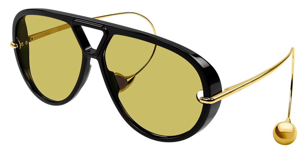 Bottega Veneta BV1273S 003 Drop Aviator - As Seen On Kendall Jenner & Bad Bunny
