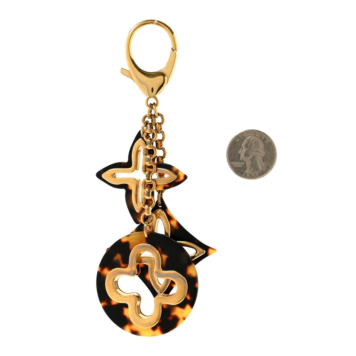 Insolence Bag Charm Ecaille