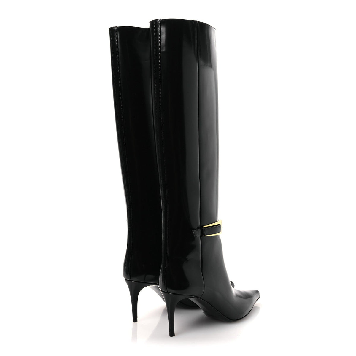 Vitello Marilyn Hacker 70mm Luz Boots 39.5 Black