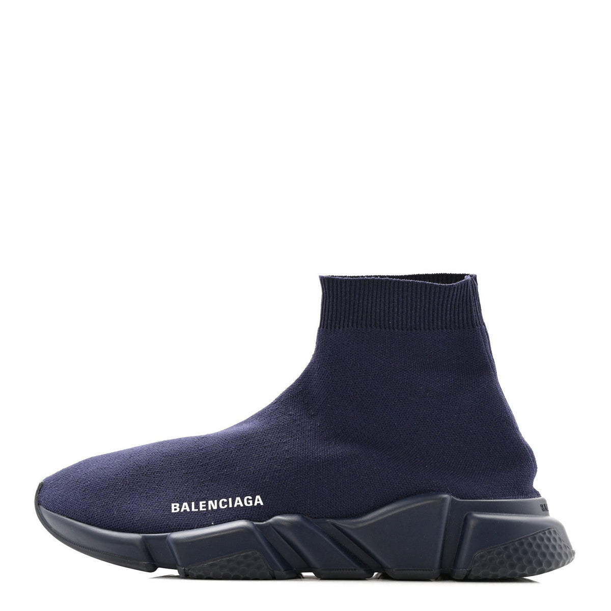 Neoprene Knit Mens Speed Sneakers 42 Bleu Marine