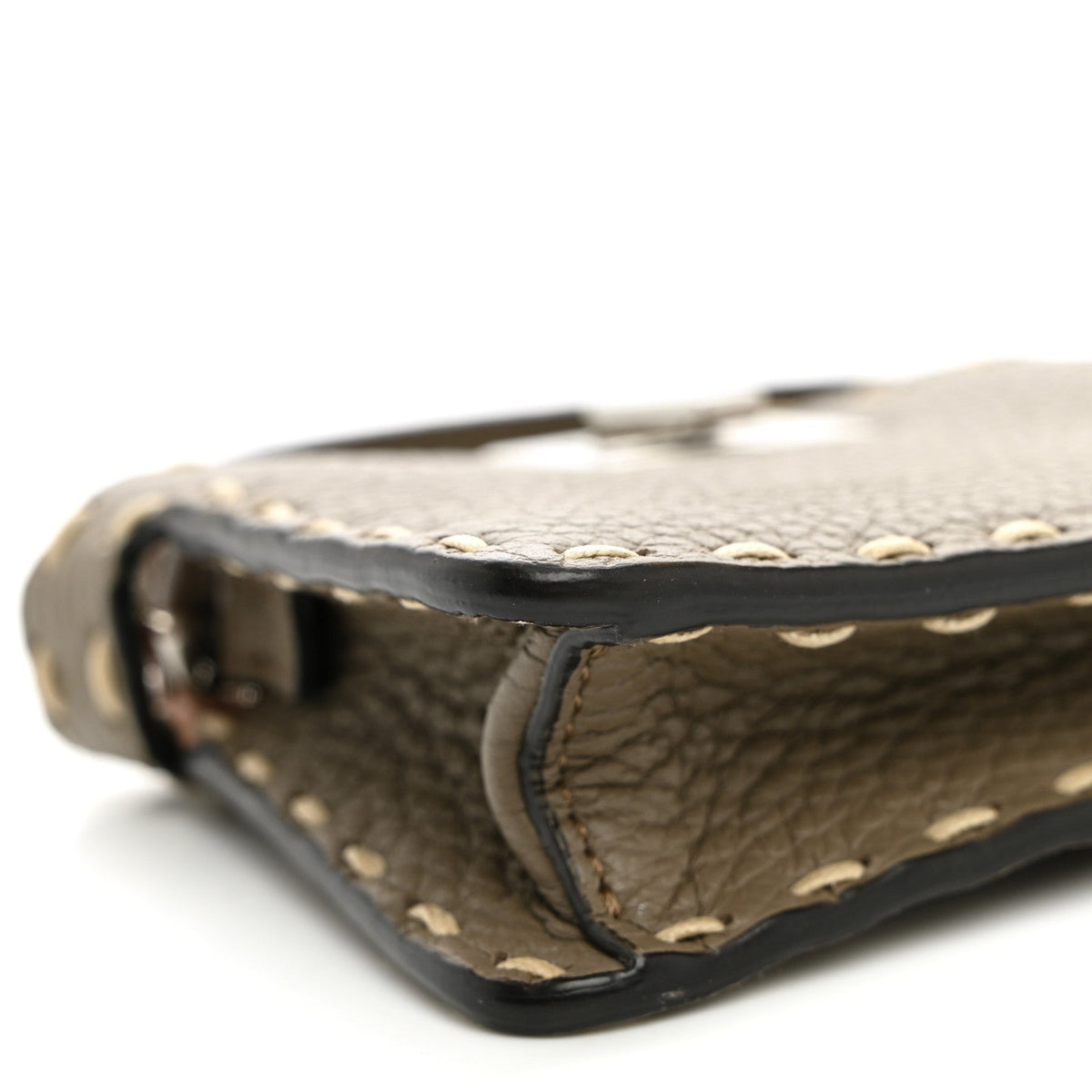 Vitello Stampa Granata Macro Stitchings Pico Peekaboo Charm Tartufo