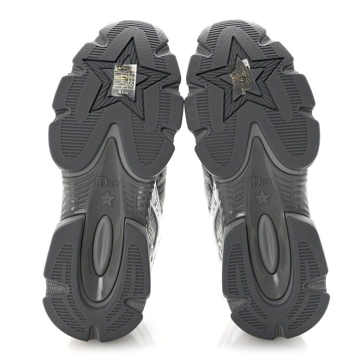 Technical Mesh Dior Chrono Sneakers 38 Silver