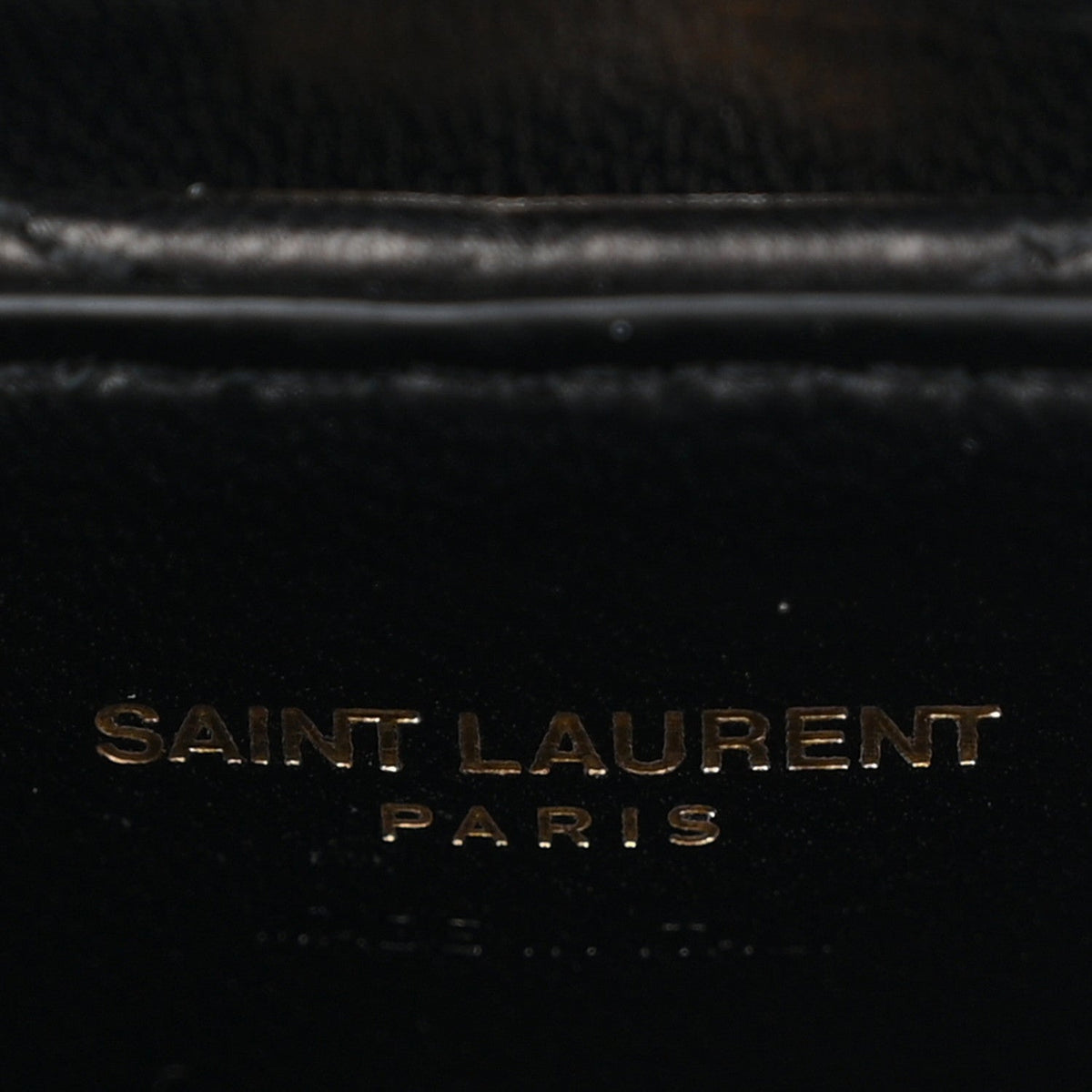 Lambskin Matelasse Monogram June Box Bag Charm Black