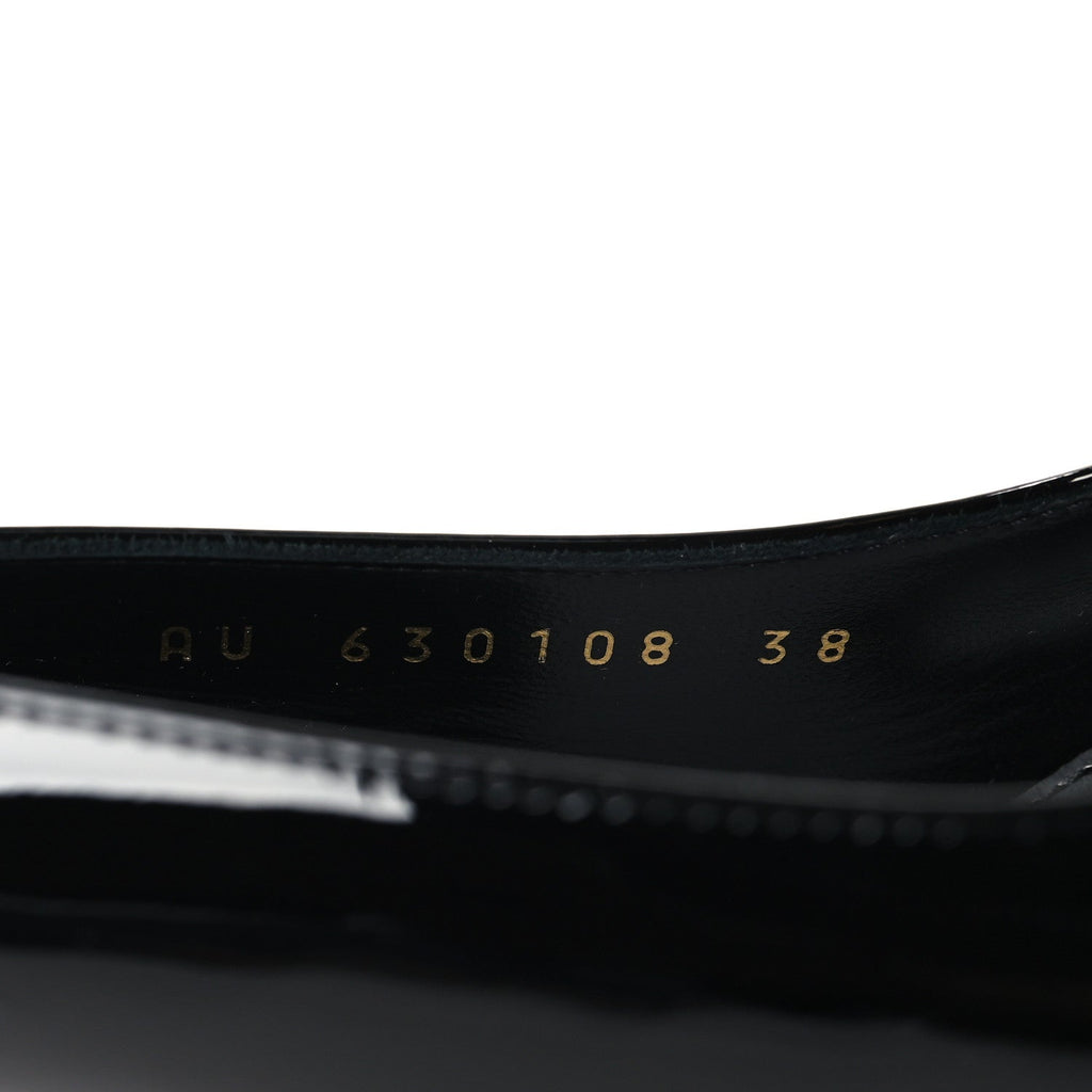 Patent Opyum 110 Slingback Pumps 38 Black