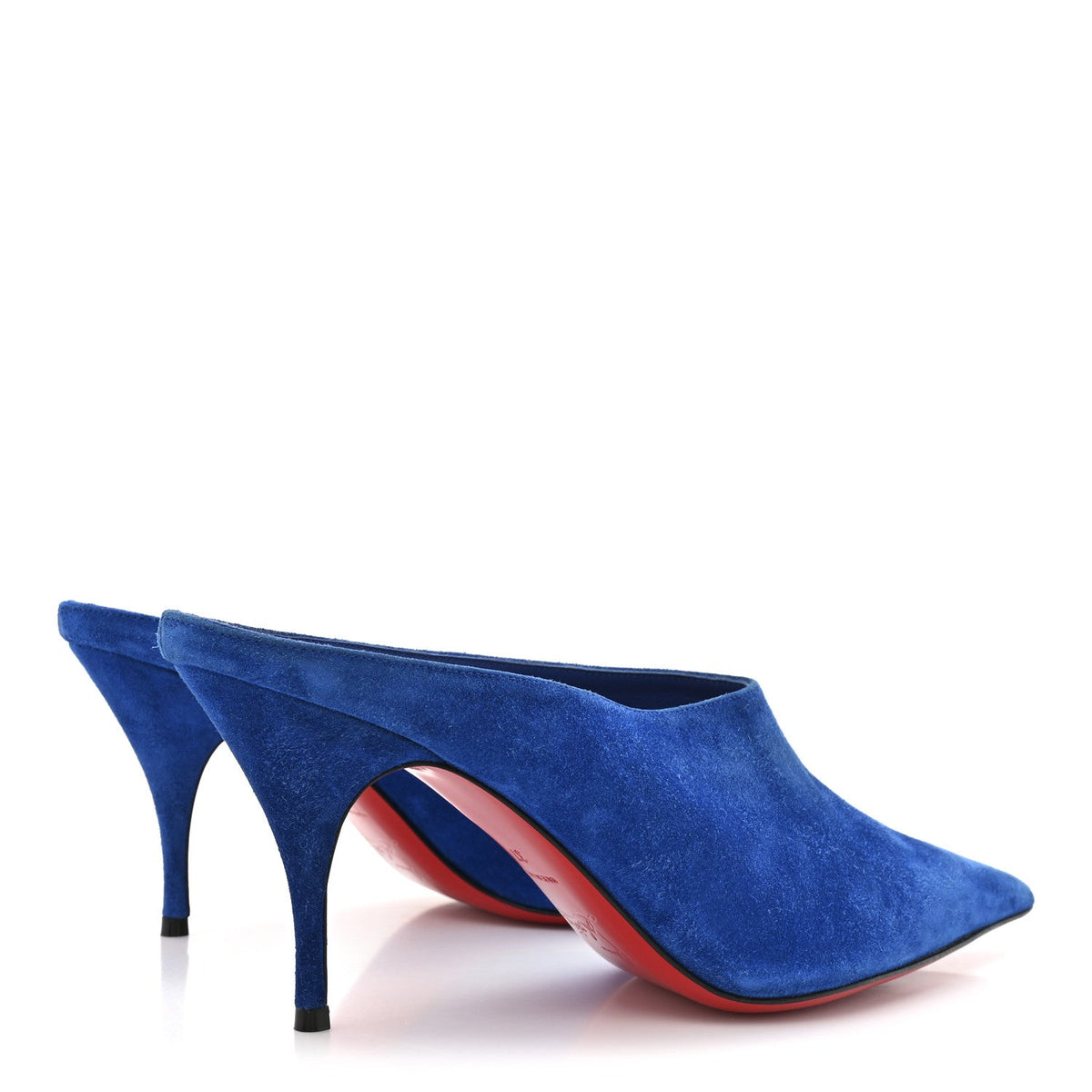 Veau Velours Quart 80 Mules 37 Cyclades
