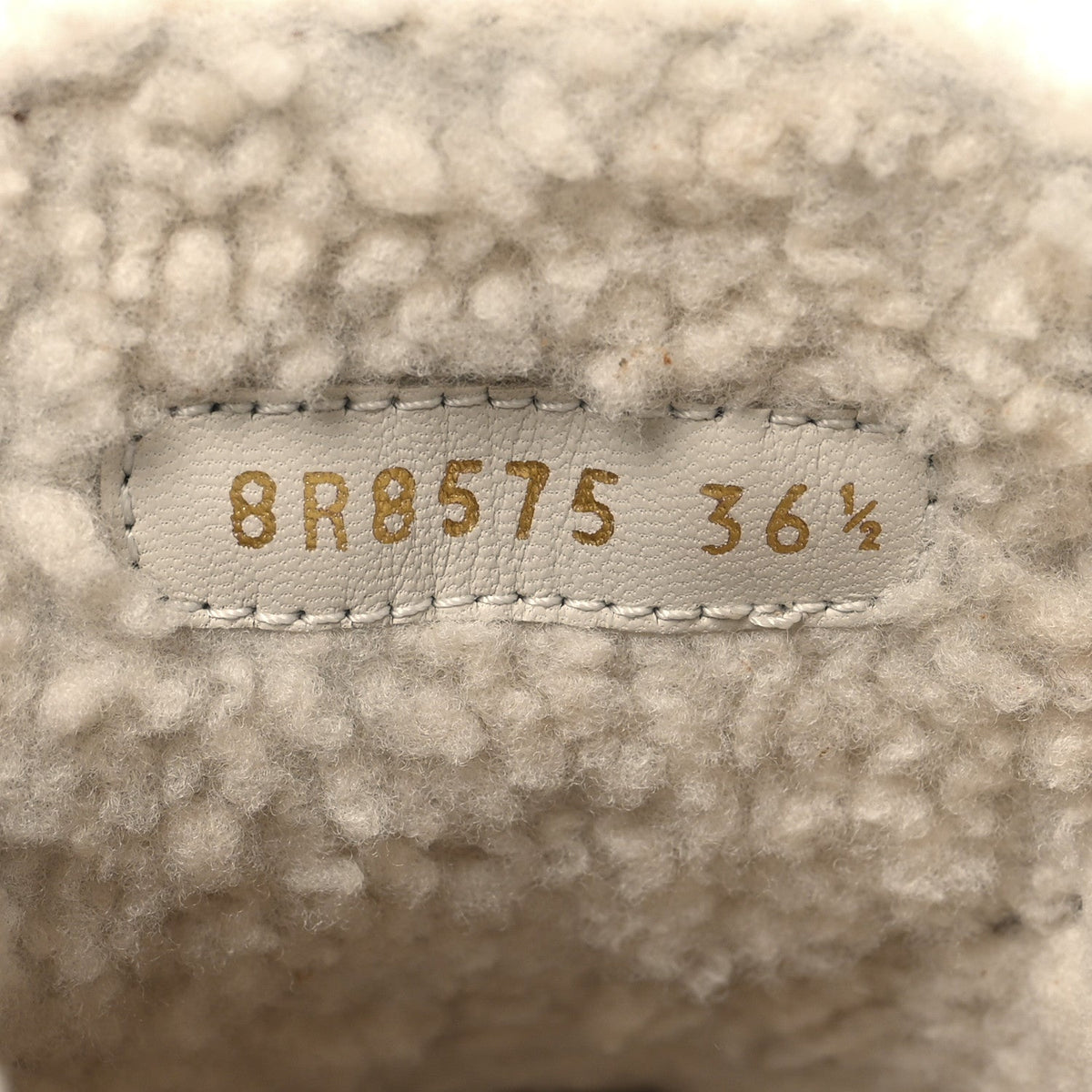 Suede Shearling Clogs 36.5 Caramello Latte