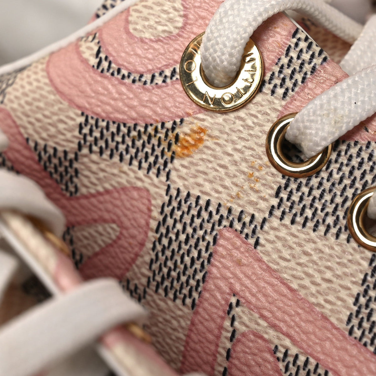 Damier Azur Tahitienne Bora Bora Sneakers 40 Rose Ballerine
