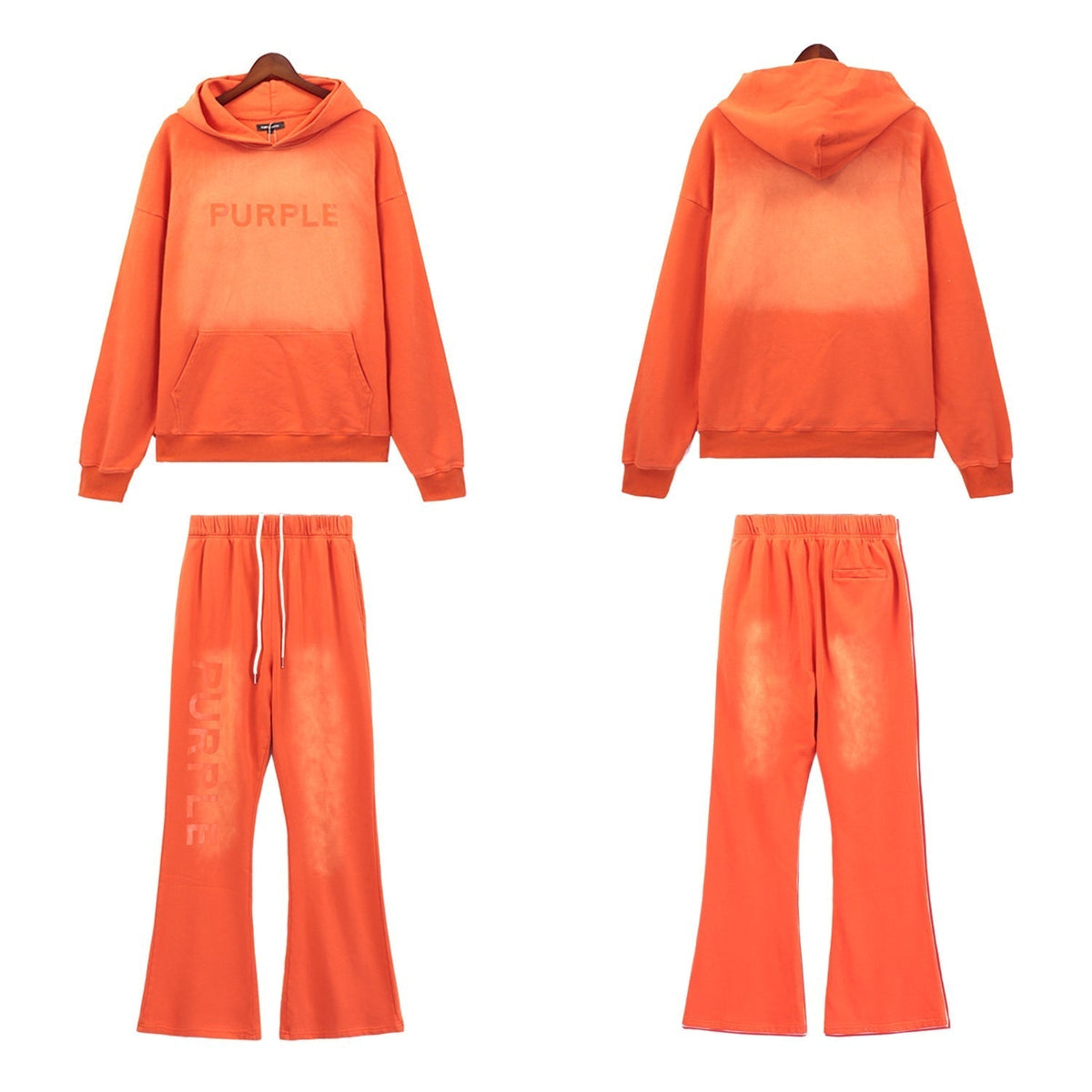 Purple New Hoodie suit 5965
