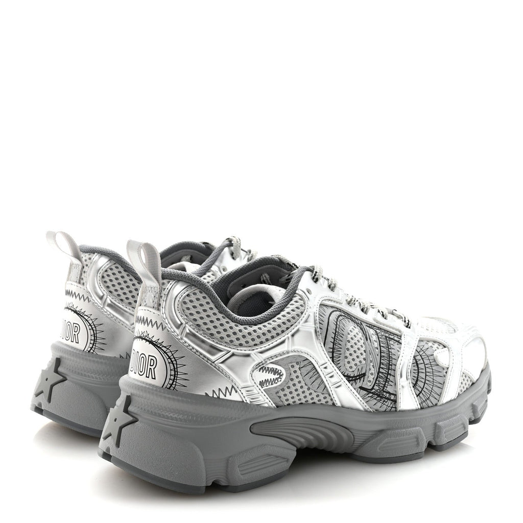 Technical Mesh Dior Chrono Sneakers 38 Silver