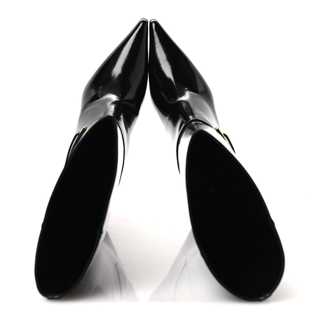 Vitello Marilyn Hacker 70mm Luz Boots 39.5 Black