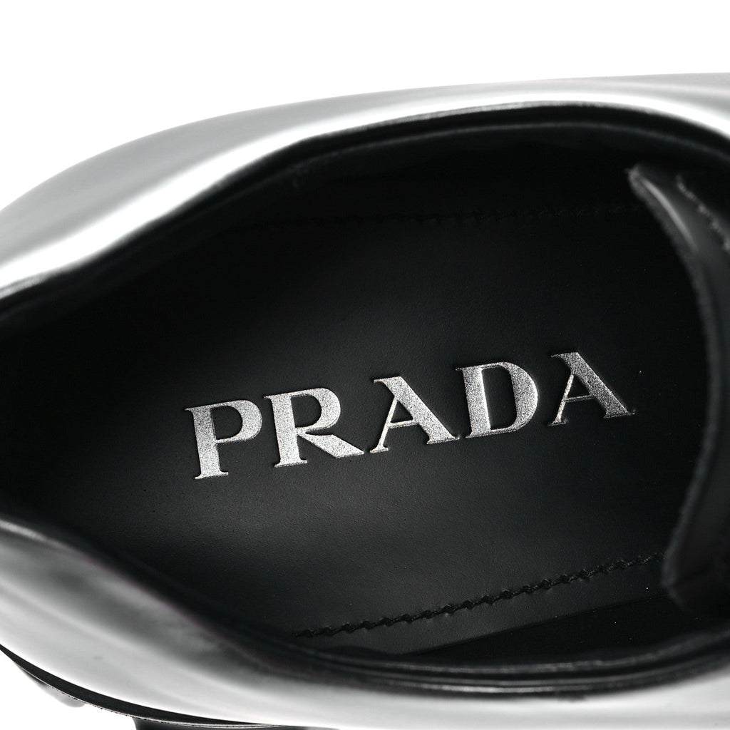 Spazzolato Rois Sfumato Monolith 55mm Derby Loafers 5.5 Black Argento