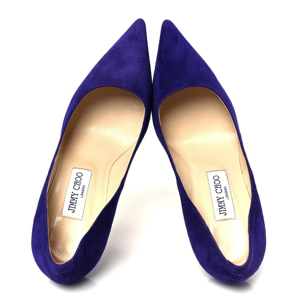 Suede Abel Pumps 38 Violet