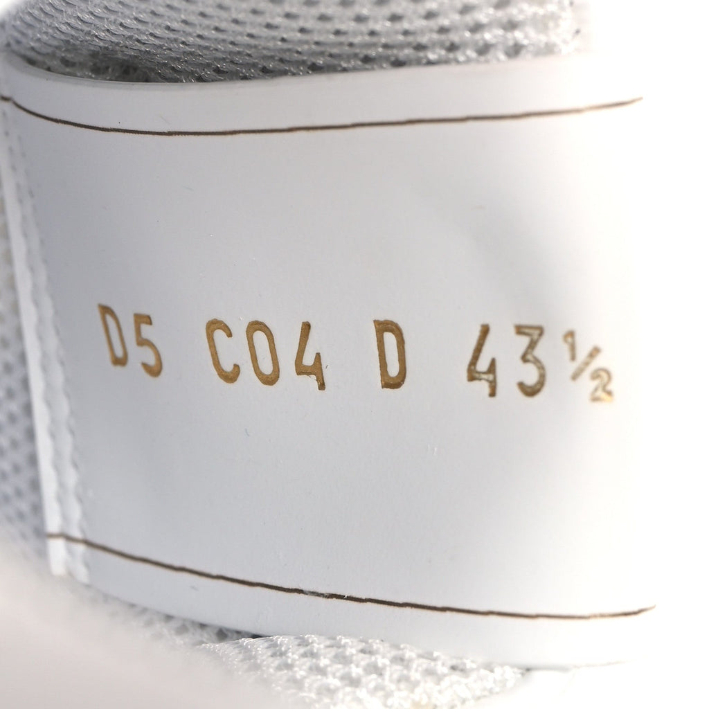 Calfskin Mens Backnet Sneakers 43.5 White