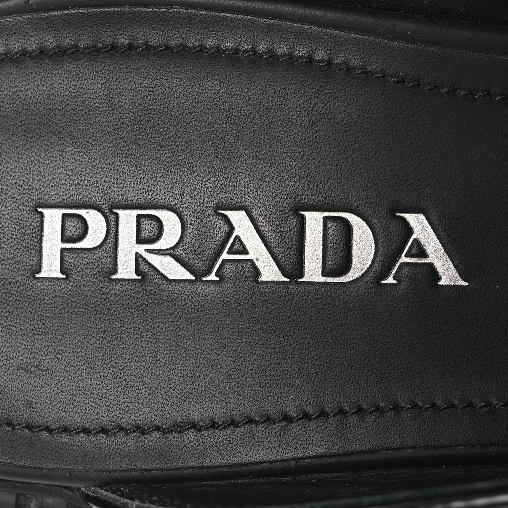 Spazzolato Triangle 40mm Loafer Mules 37 Black