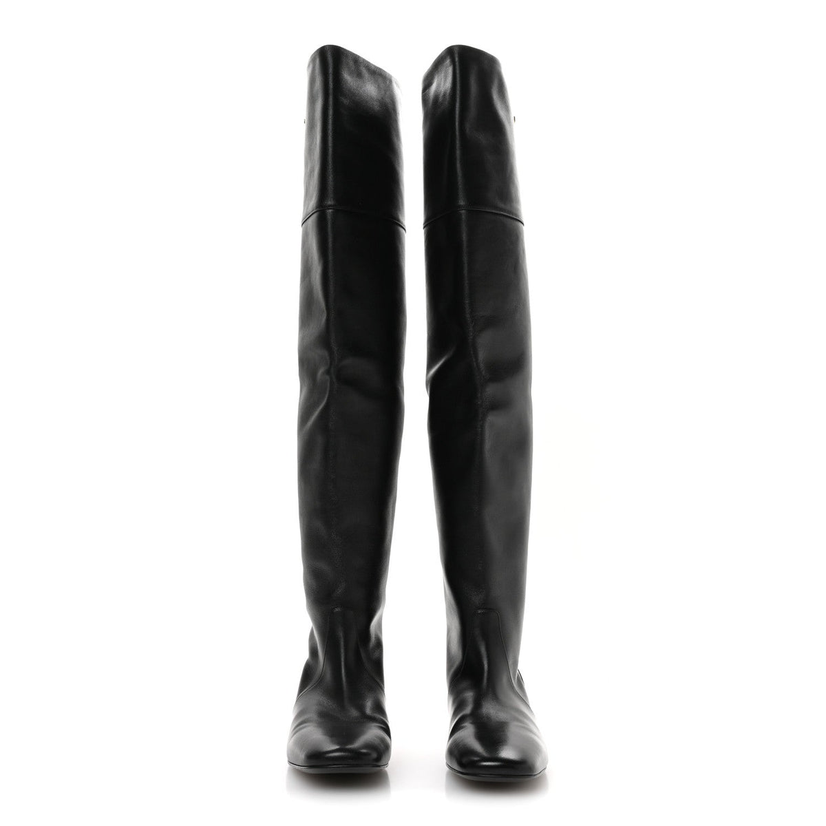 Calfskin D-Town Boots 37.5 Black