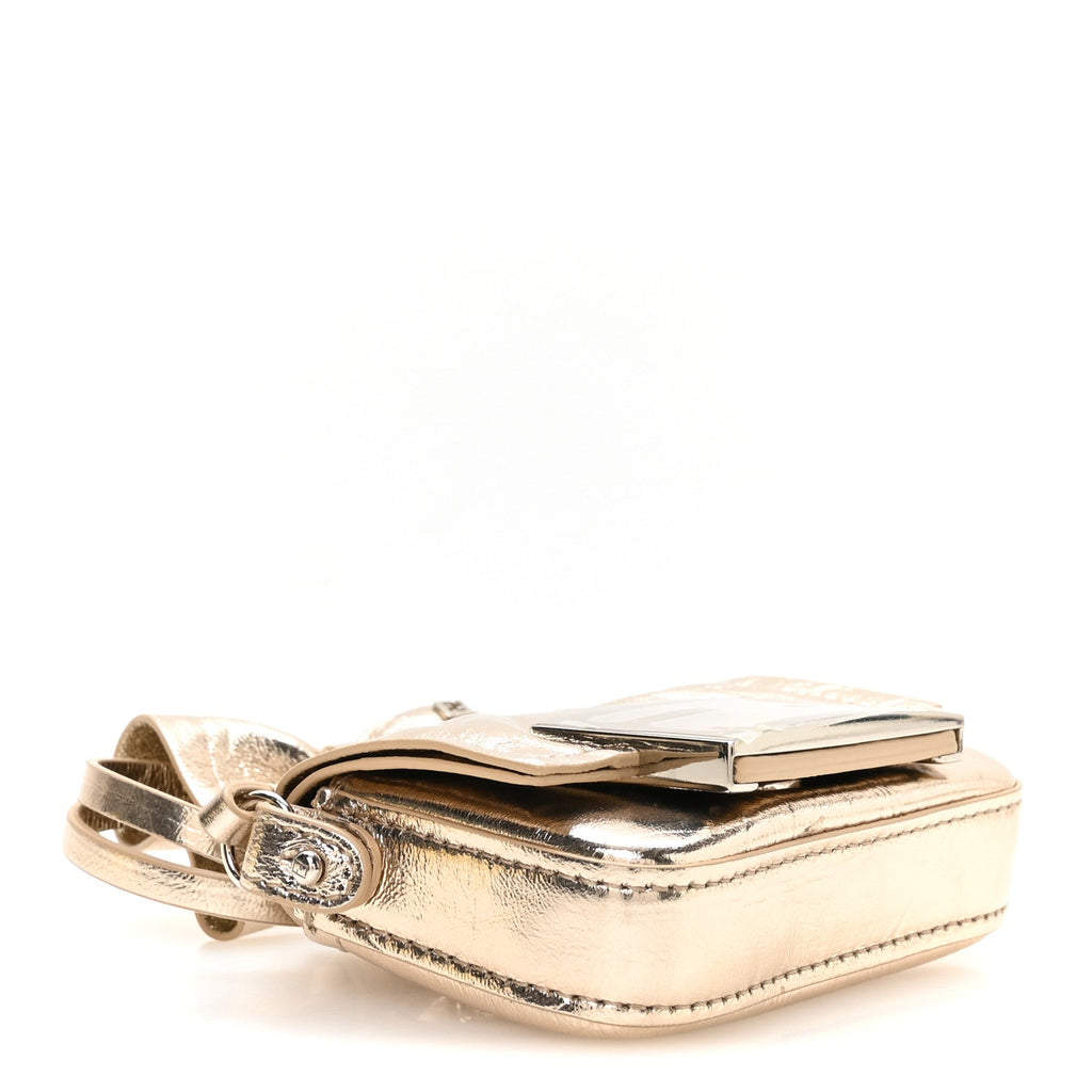 Metallic Nano Baguette So Sweet Handle Charm Gold