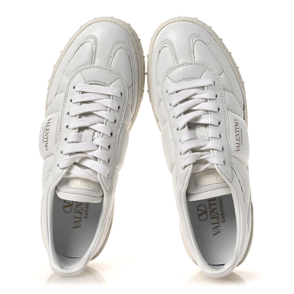 Calfskin Upvillage Sneakers 37 White