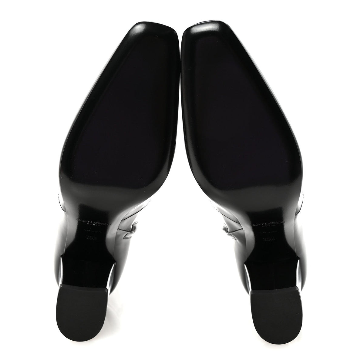 Vitello Marilyn Betty 70 Ankle Zip Boots 36.5 Black