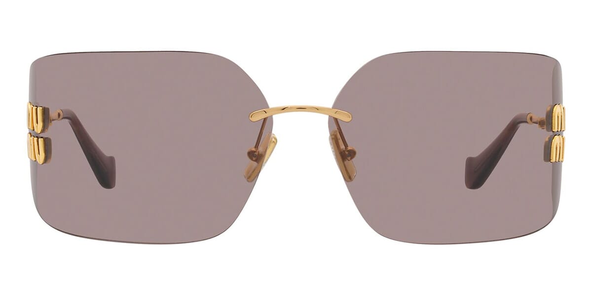 Miu Miu Rimless Runway MU 54YS 5AK06I - As Seen On Georgina Rodriguez & Rita Ora