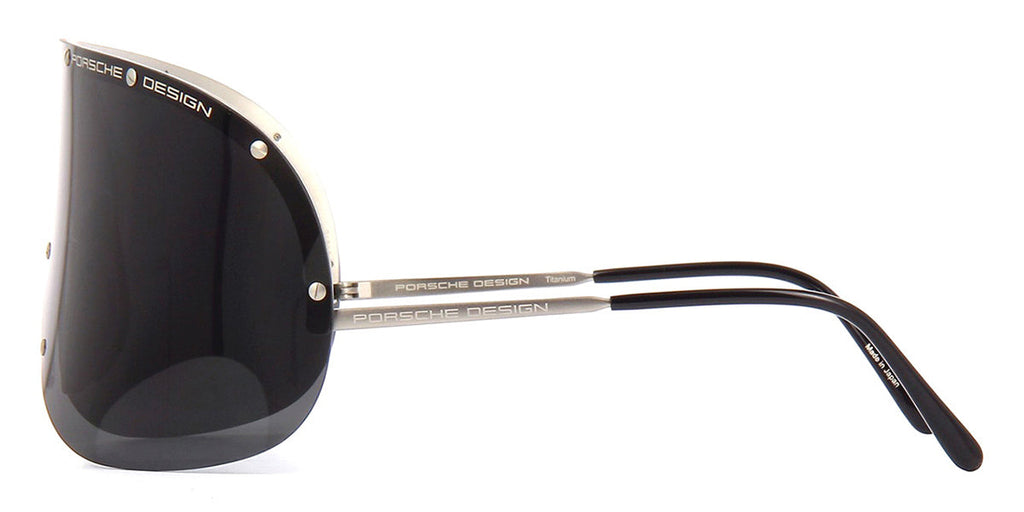 Porsche Design 8479 B S2 Large Silver Wraparound Frame - As Seen On Lady Gaga & Angie Katsanevas