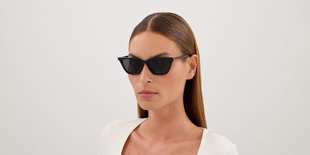Saint Laurent Sun SL 889 Sulpice Thin 001 - As Seen On Meryl Streep & Virginie Efira